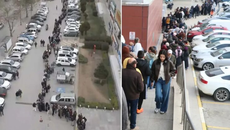 2 üründe indirim haberini alan oraya koştu! 9 saat boyunca kuyrukta beklediler