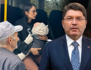 Adalet Bakanı Tunç’tan kucağında bebeğiyle keşfe çıkan hakime tebrik