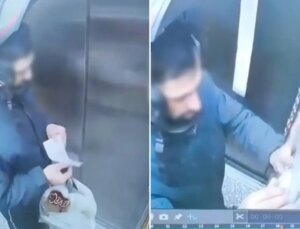 Atatürk’ün portresini tükürüp yırtan kuryenin yaptığı yanına kalmadı