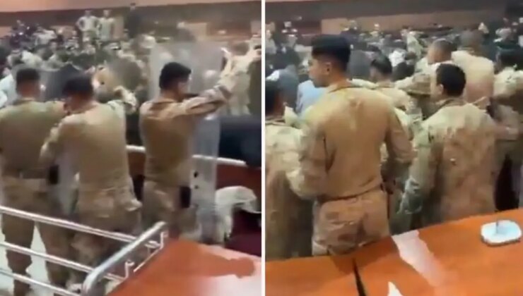 Barış Boyun davasında duruşma salonu karıştı! Sanıklar jandarmaya sandalyelerle saldırdı