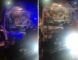 Batman’da midibüs çekiciye çarptı: 11 yaralı