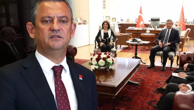 CHP-DEM Parti görüşmesi sonrası Özgür Özel’den Leyla Zana açıklaması