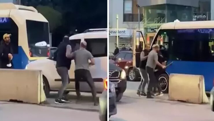 Eline aldığı sopayla trafikte dehşet saçtı