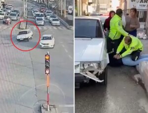 Film sahnelerini aratmayan anlar, polis böyle etkisiz hale getirdi