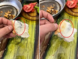 Fırından aldığı ekmeğin içinden jilet çıktı