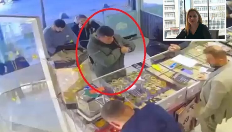 Gülhan’ın cinayet şüphelisinin kuyumcuya altınları satarken görüntüleri ortaya çıktı