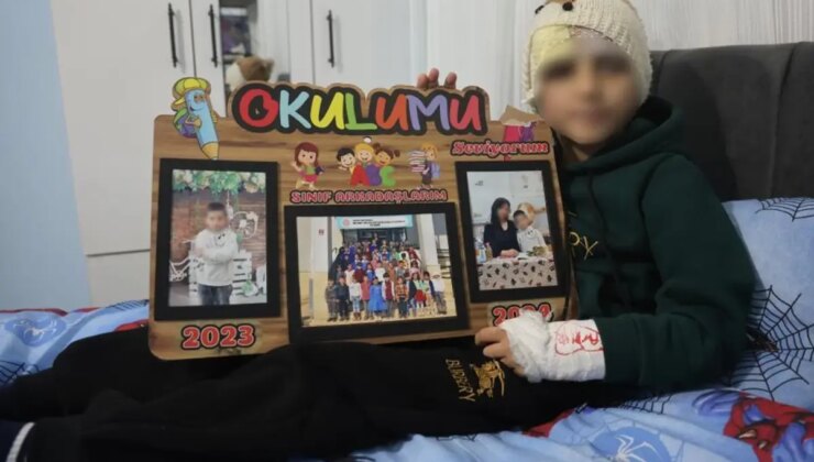 Hatay’da toprağa gömülü bulunan 10 yaşındaki Amir sağlığına kavuştu