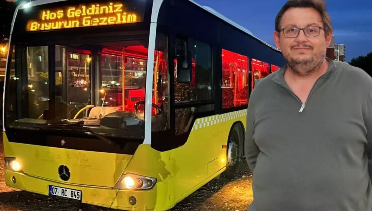 İETT otobüsü aldı, mahalleliyi peşine taktı! Akşam olunca ışıklar açılıyor, müzik başlıyor