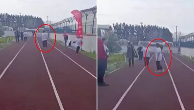 Koşu yarışında bitiş çizgisine yaklaşan özel çocuğun yaptığı hareket yürekleri ısıttı