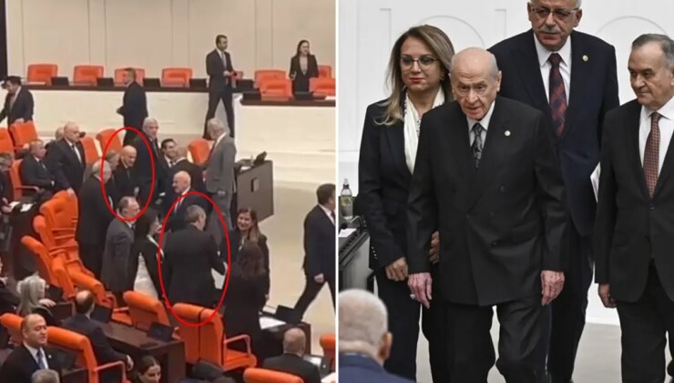 Meclis’teki bütçe maratonunun son gününe damga vuran an! Uzaktan selamlaştılar