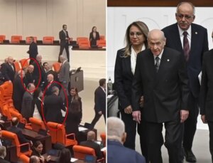 Meclis’teki bütçe maratonunun son gününe damga vuran an! Uzaktan selamlaştılar