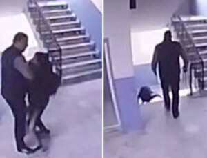 Otizmli öğrencisini merdivenden iten okul müdürüne tahliye