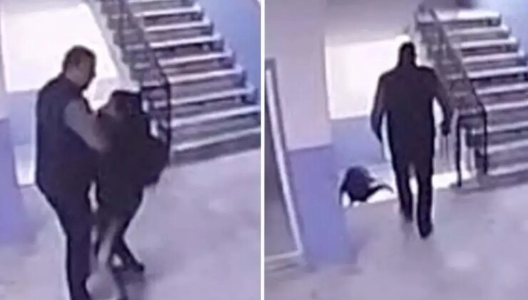 Otizmli öğrencisini merdivenden iten okul müdürüne tahliye