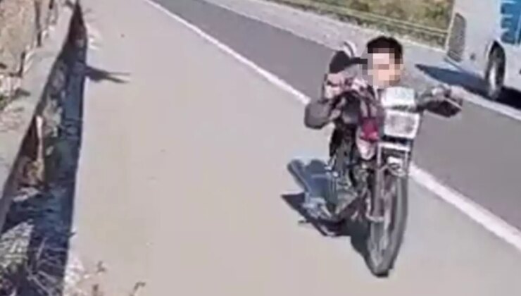 Otoyolda tehlikeli yolculuk: Ehliyetsiz sürücüye 63 bin lira ceza