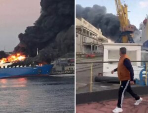 Rusya, Ukrayna’nın Odessa Limanı’nda Türk gemisini vurdu