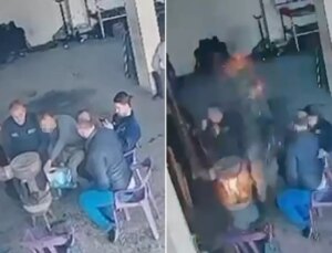 Sobaya mazot dökünce bomba gibi patladı: Genç çırak yaralı