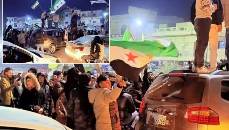 Terör örgütünün saldırıları sonrası Suriyeliler sokağa çıktı