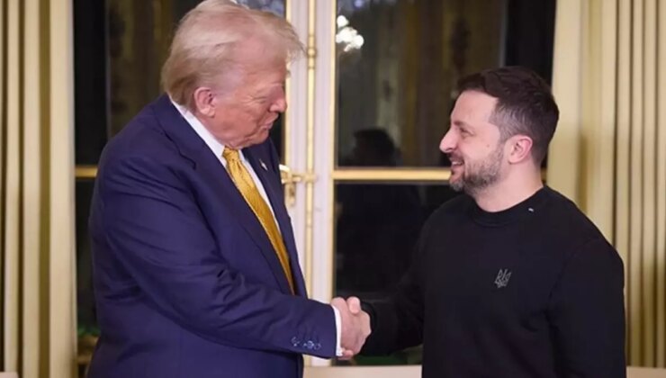 Trump ve Zelenski, Mar-a-Lago’da bir araya geldi