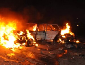 Yola döşenen mayınlar patladı! Otomobildeki 9 kişi feci şekilde can verdi