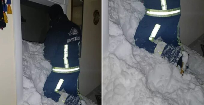 Van’da mahalleye çığ düştü! 1 kişi kayıp, 22 ev boşaltıldı