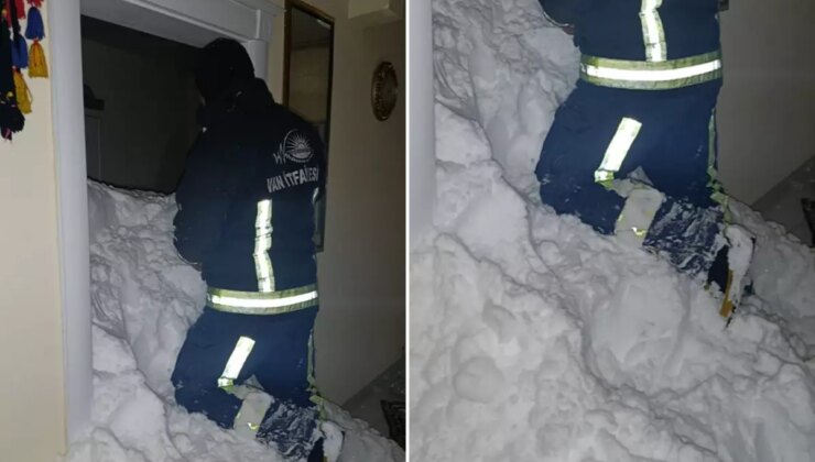 Van’da mahalleye çığ düştü! 1 kişi kayıp, 22 ev boşaltıldı